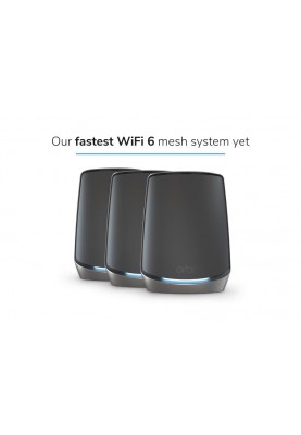 NETGEAR Система WiFi-Mesh Orbi RBK863SB AX6000, 3мод, чорний