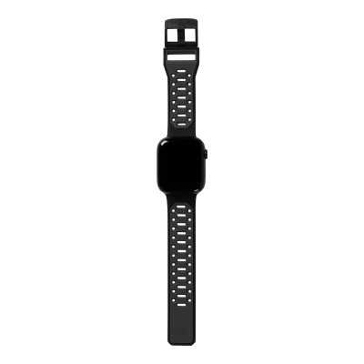 UAG Ремінець для Apple Watch Ultra 49/45/44/42mm Civilian Silicone, Graphite/Black
