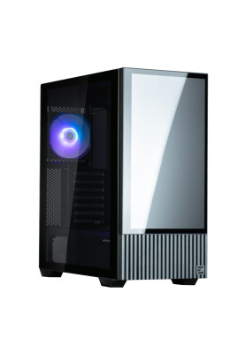 Zalman Корпус Z10 DS, без БР, 2xUSB3.0, 1хUSB Type-C, 2х120мм, 1x120мм ARGB, TG Side Panel, ATX, Monitor, чорний