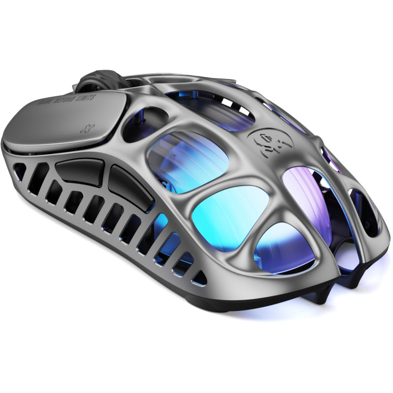 GravaStar Миша Mercury X Pro, 8K, BT/WL/USB-A, RGB, сірий