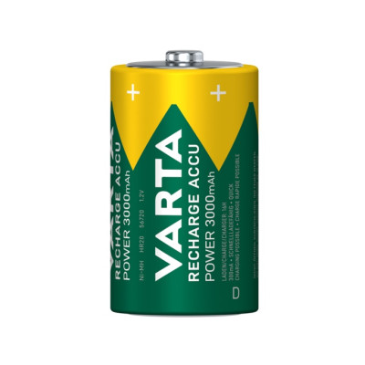 VARTA Акумулятор NI-MH Power D(LR20) 3000 мА•г, 2шт