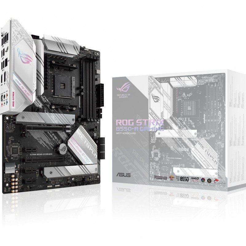 ASUS Материнcька плата STRIX B550-A GAMING sAM4 B550 4xDDR4 M.2 HDMI DP ATX