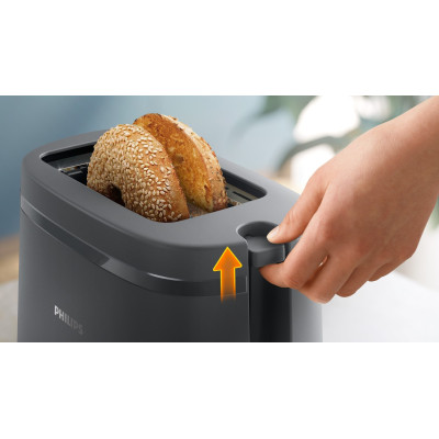 Philips Тостер Essentials Collection 650Вт, пластик, темно-сірий