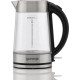 Gorenje Електрочайник 1.7л, 2,200 Вт, strix контроль, скло, нерж