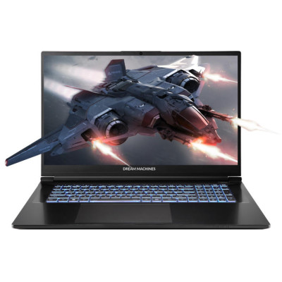 Dream Machines Ноутбук RG5060-17 17.3FHD IPS, Intel U9-275HX, 16GB, F1TB, NVD5060-8, DOS, чорний