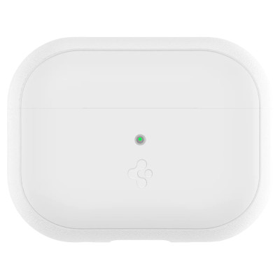 Spigen Чохол для Apple AirPods Pro 2 Silicone Fit, White+Strap Gray