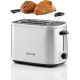 Gorenje Тостер 800Вт, підігрів, розморожування, пластик, сріблястий