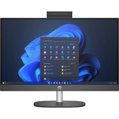 HP Комп'ютер персональний моноблок 245-G10 23.8" FHD IPS AG, AMD R7-7730U, 16GB, F512GB, UMA, WiFi, кл+м, DOS, чорний
