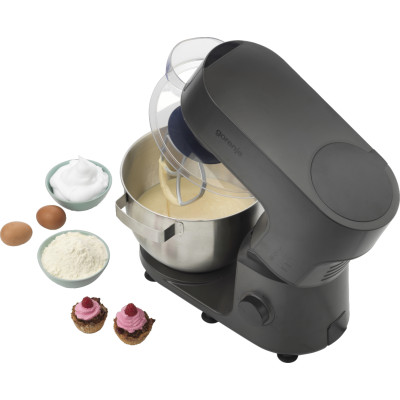 Gorenje kitchen machine 1000W, cup-iron, case-iron, nozzles-7, silver+black