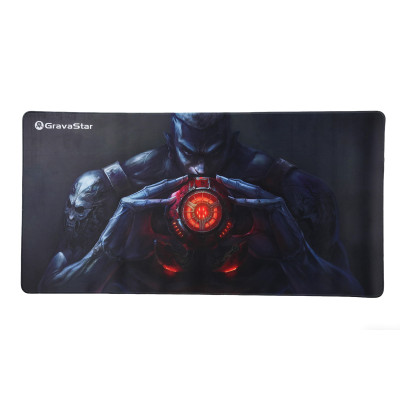 GravaStar Ігрова поверхня WARRIOR, XL (900х450х3мм), чорний