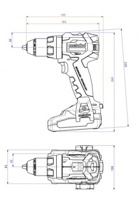 Metabo Дриль ударний SB 18 LT BL акумуляторний, Li-Power, 2*18В, 2Аг