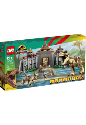 LEGO Конструктор Jurassic Park Центр відвідувачів: Атака тиранозавра й раптора