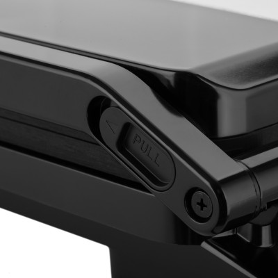 ARDESTO Гриль прижимний GH-1800MB, 1800Вт, розкриття на 180°, чорно-сріблястий