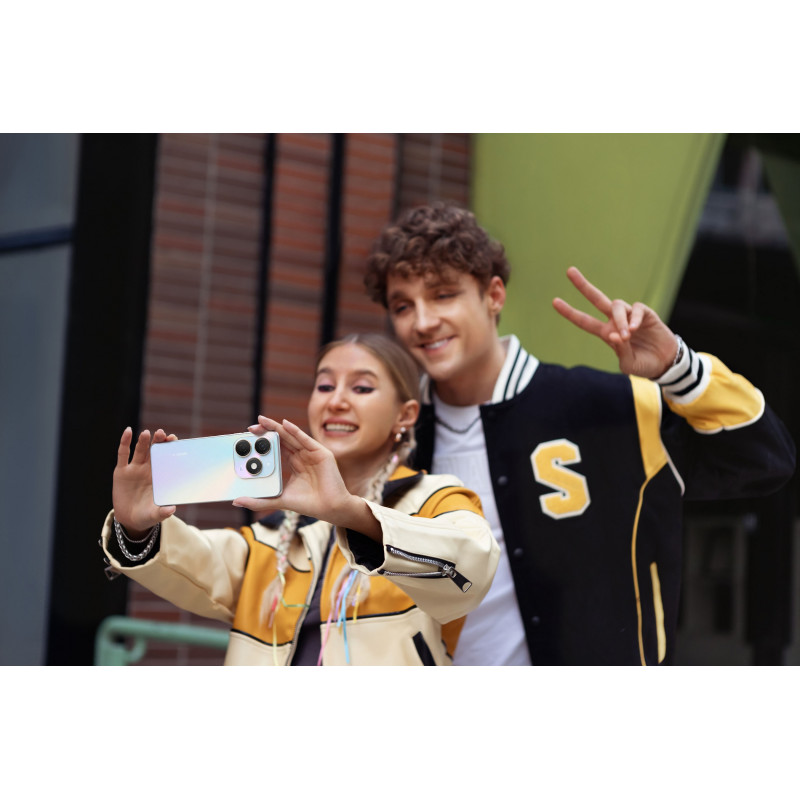 TECNO Смартфон Spark 20 (KJ5n) 6.56" 8/256ГБ, 2SIM, 5000мА•год, Cyber White