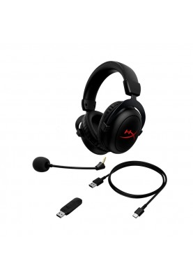 HyperX Гарнітура ігрова Cloud II Core, WL/USB-A, чорний