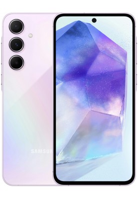 Samsung Смартфон Galaxy A55 5G (A556) 6.6" 8/256ГБ, 2SIM, 5000мА•год, бузковий