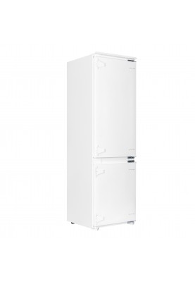 ARDESTO Холодильник вбуд. з нижн. мороз., 177x54.5x54, xолод.відд.-180л, мороз.відд.-68л, 2дв., А+, NF, білий