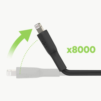 Belkin Кабель USB-A > Lightning заряджання/синхронізації 1м, 12Вт, PVC, чорний