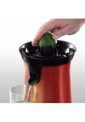 Russell Hobbs Соковитискач Colours Plus цитрус-прес 600Вт, 2 насадки в комплекті, пластик, червоний