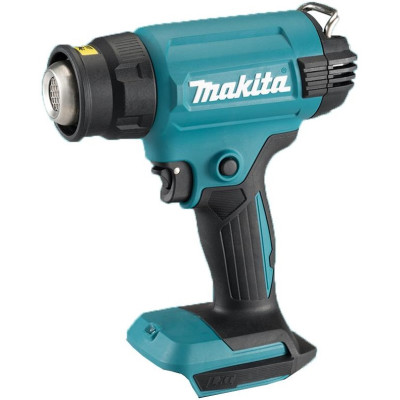 Makita Фен будівельний DHG180ZK акумуляторний, 18В, 550°C, 200 л/хв, SOLO