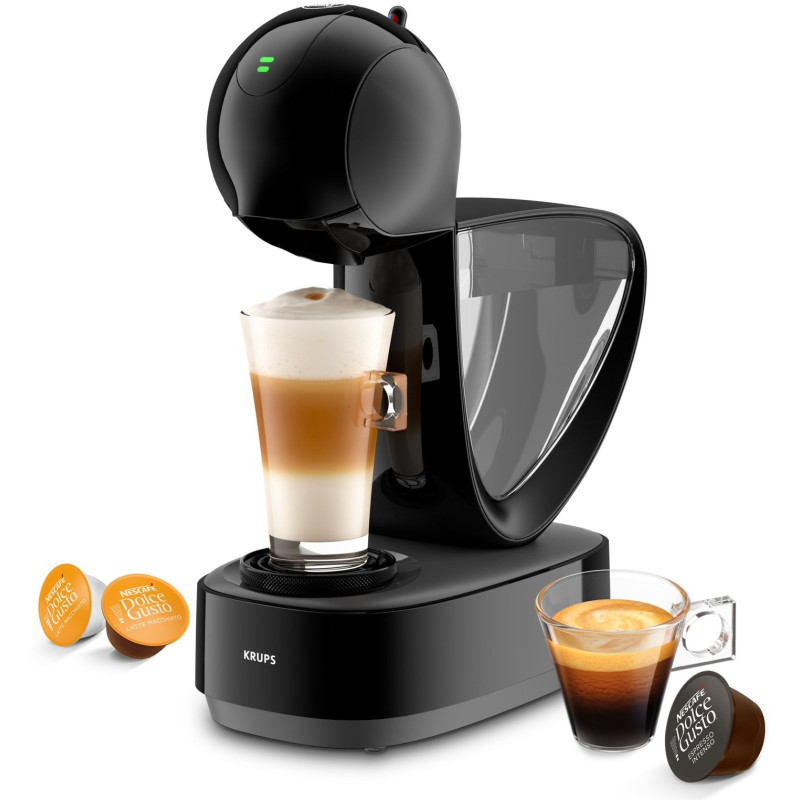 Krups Кавоварка капсульна Infinissima Touch, 1.2л, капсули, функція Espresso Boost, сенcорне керування, чорний