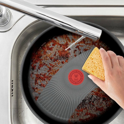 Tefal Сковорода Resource, 24 см, алюміній, бакеліт, коричневий