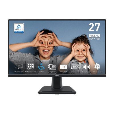 MSI Монітор 27" PRO MP275 D-Sub, HDMI, MM, IPS, 100Hz, 4ms, sRGB 93%
