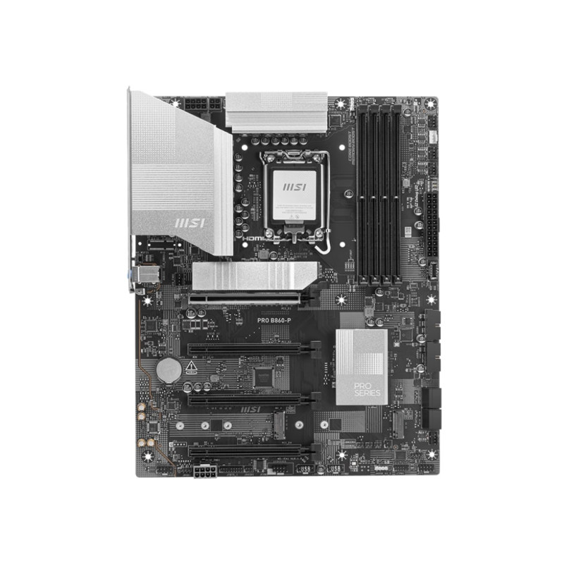 MSI Материнcька плата PRO B860-P s1851 B860 4xDDR5 M.2 HDMI DP ATX