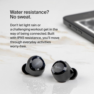 Belkin Навушники TWS Soundform Bolt True Wireless, чорний