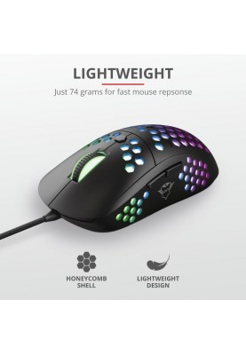 Trust GXT 960 Graphin Ultra-lightweight RGB Black