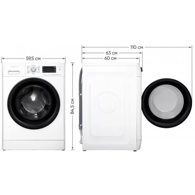 Whirlpool Пральна машина Whirlpool фронтальна FFB8248BVUA