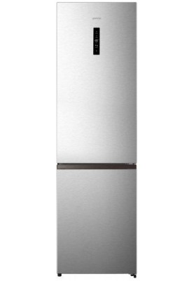 Gorenje Холодильник з нижн. мороз. камерою 200х60х60см, 2 двері, 235(96)л, А+, NF+, зона св-ті, зовн. дисп, сірий