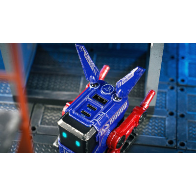 GravaStar Зарядний пристрій GraveStar 65Вт USB-C/USB-A, War-Damaged Blaze Blue