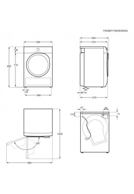 Electrolux Сушильний барабан конденсаційного типу EW6C527PU