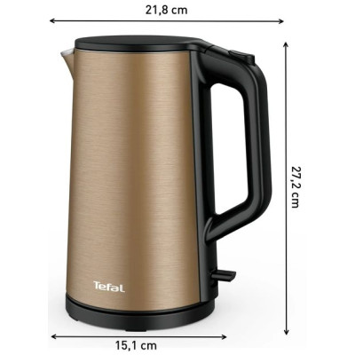 Tefal Електрочайник DOUBLE LAYER SS KI583C10