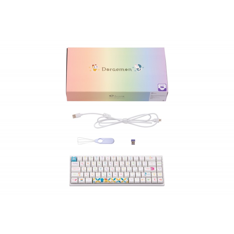 Akko Клавіатура 3068B Doraemon Rainbow CS Jelly Pink RGB