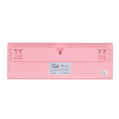 Akko Клавіатура механічна 3098S Patrick 98Key, CS Sponge, USB-A, Hot-swappable, EN/UKR, RGB, Рожевий
