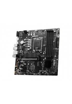 MSI Материнська плата PRO B760M-P s1700 B760 4xDDR5 HDMI DP D-Sub mATX