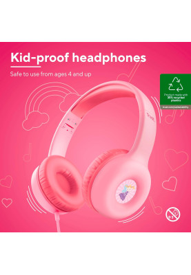 Trust Навушники Nouna Headphones mini-jack, Mic, Рожевий