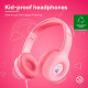 Trust Навушники Nouna Headphones mini-jack, Mic, Рожевий