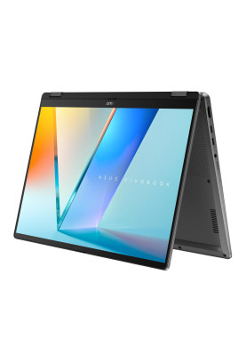 ASUS Ноутбук Vivobook Flip 14 TP3407SA-QL011W 14" WUXGA OLED, Intel Ultra 5 226V, 16GB, F512GB, UMA, Win11, Сірий