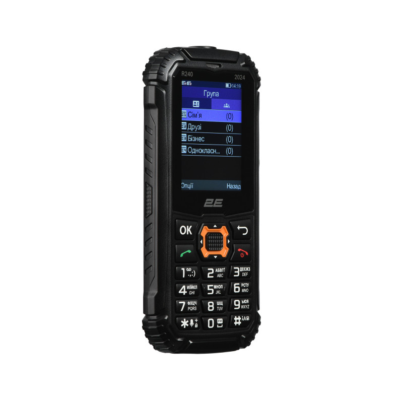 2E Мобільний телефон R240 2024 2.4" 2SIM, 1800мА•год, чорний