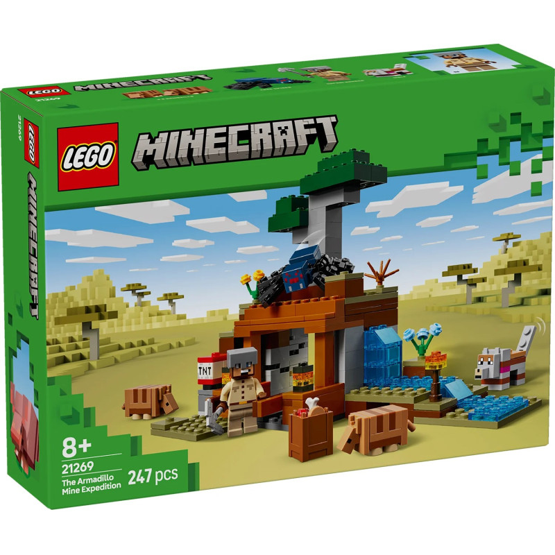 LEGO Конструктор Minecraft Шахтна експедиція «Броненосець»