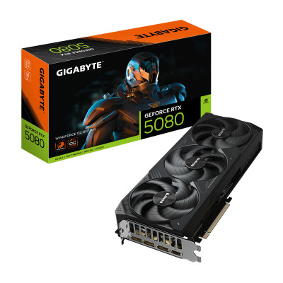 Gigabyte Відеокарта GeForce RTX 5080 16GB GDDR7 WINDFORCE OC