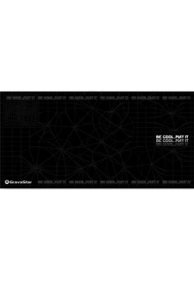 GravaStar Ігрова поверхня Gaming Pad, XL (800x400x3мм), чорний