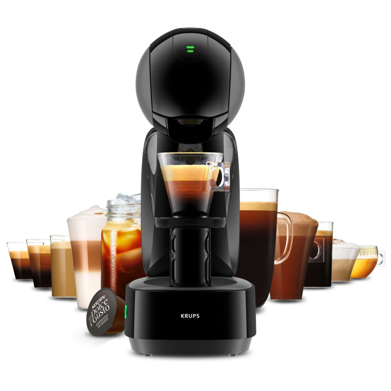 Krups Кавоварка капсульна Infinissima Touch, 1.2л, капсули, функція Espresso Boost, сенcорне керування, чорний