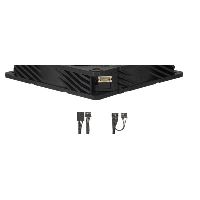 SilverStone Корпусний вентилятор Shark Force SF120B, 120mm, 2500rpm, 4pin PWM, 41.2dBa