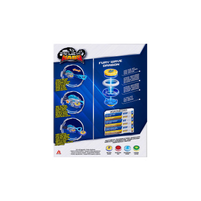 Infinity Nado Дзиґа VI серія Starter Pack Fury Wave Dragon Лютий Дракон Infinity Nado Дзиґа VI серія Starter Pack Fury Wave Dragon Лютий Дракон