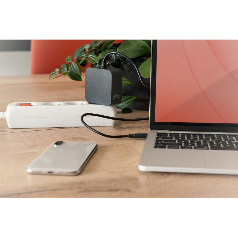 Digitus Зарядний пристрій notebook USB-C, 65W