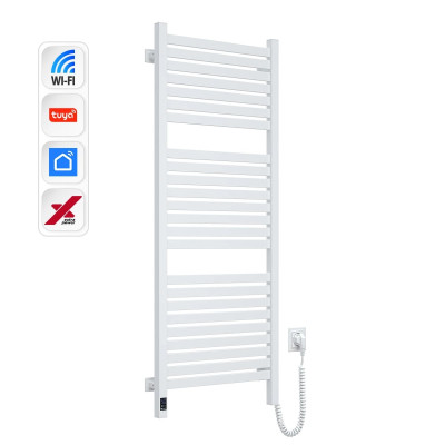 Navin Рушникосушка електрична Авангард Х, 1200х480х71мм, Wi-Fi, сталь, білий, праве підключення